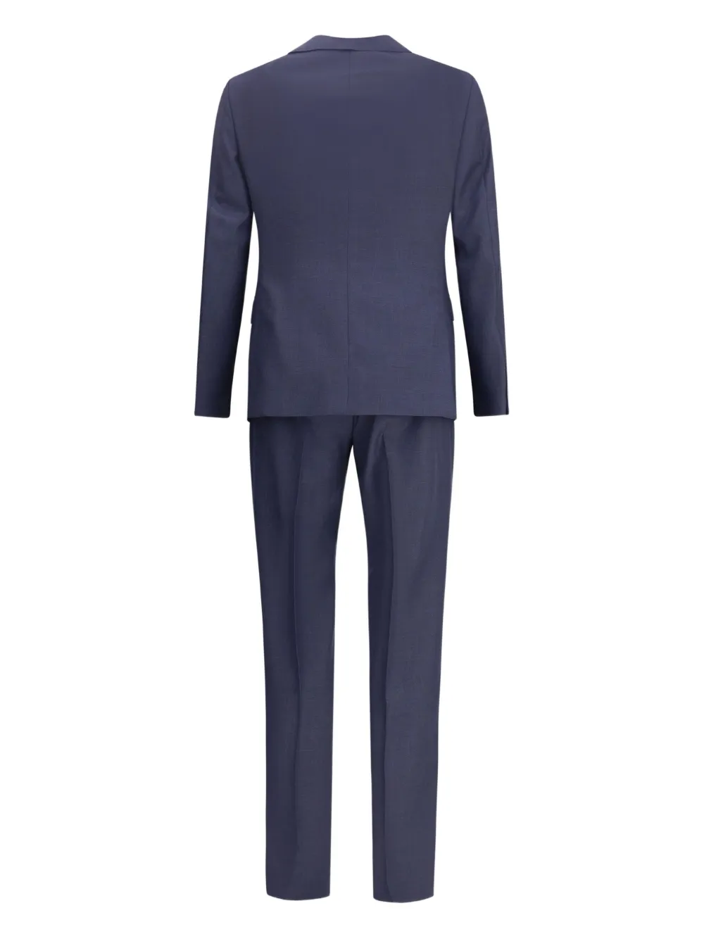 Zegna Wollen pak met twee knopen Blauw