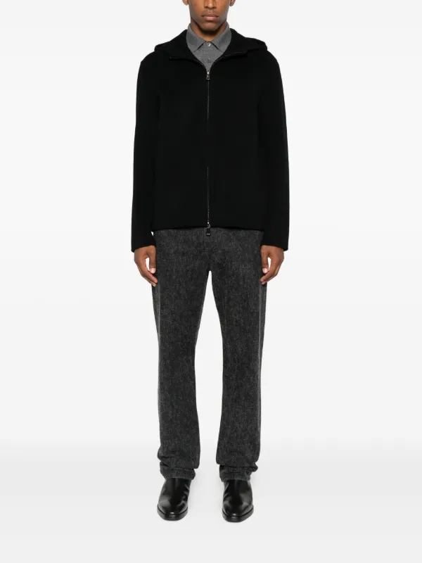 Giorgio Brato zip-up Hooded Jacket | Black | FARFETCH TR