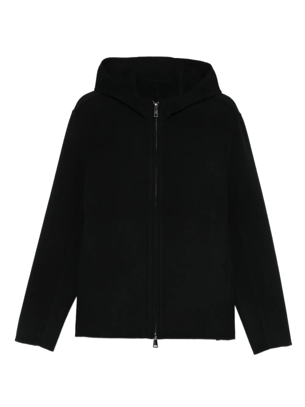 Giorgio Brato zip-up hooded jacket - ブラック Giorgio Brato zip-up hooded jacket - ブラック