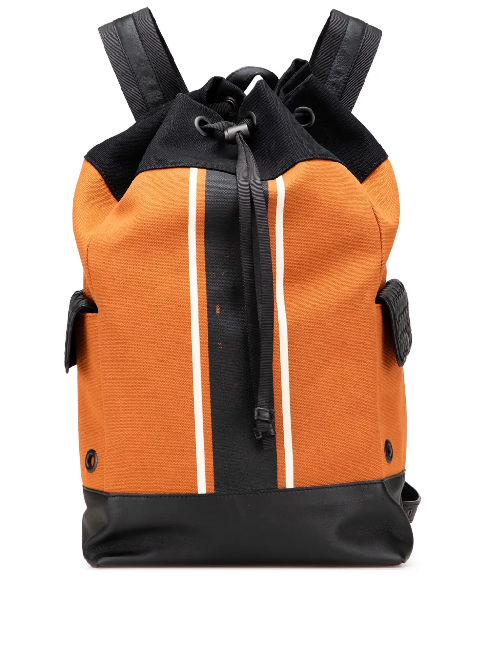 Bottega Veneta Pre-Owned 2012-2025 Canvas Drawstring backpack | Black | Image 1