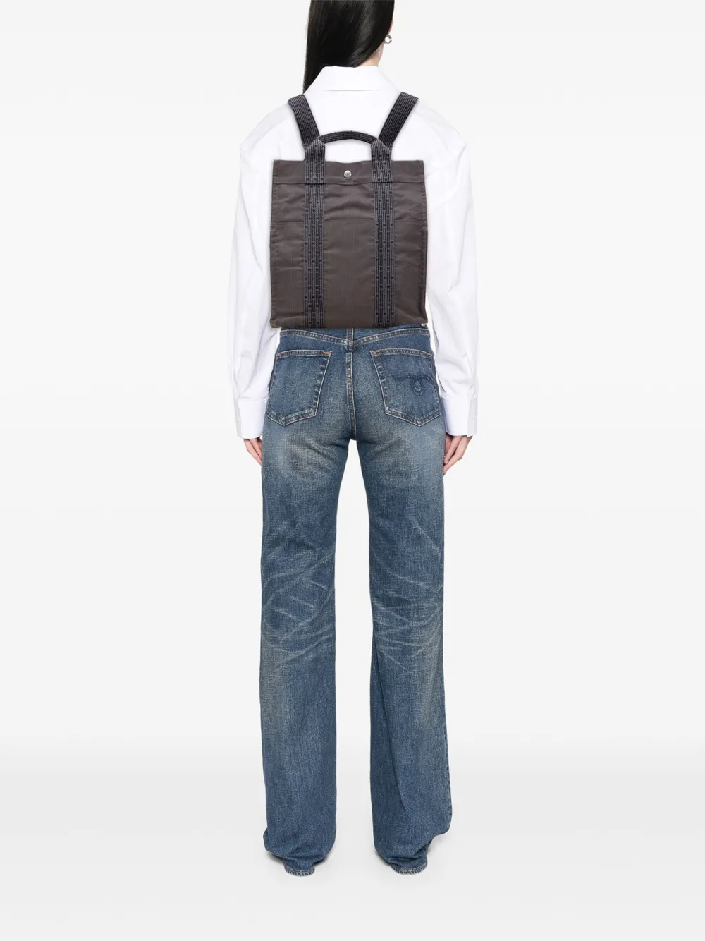 Hermès Pre-Owned 1990-2010 Canvas Herline MM backpack | Pre-Owned | Image 2