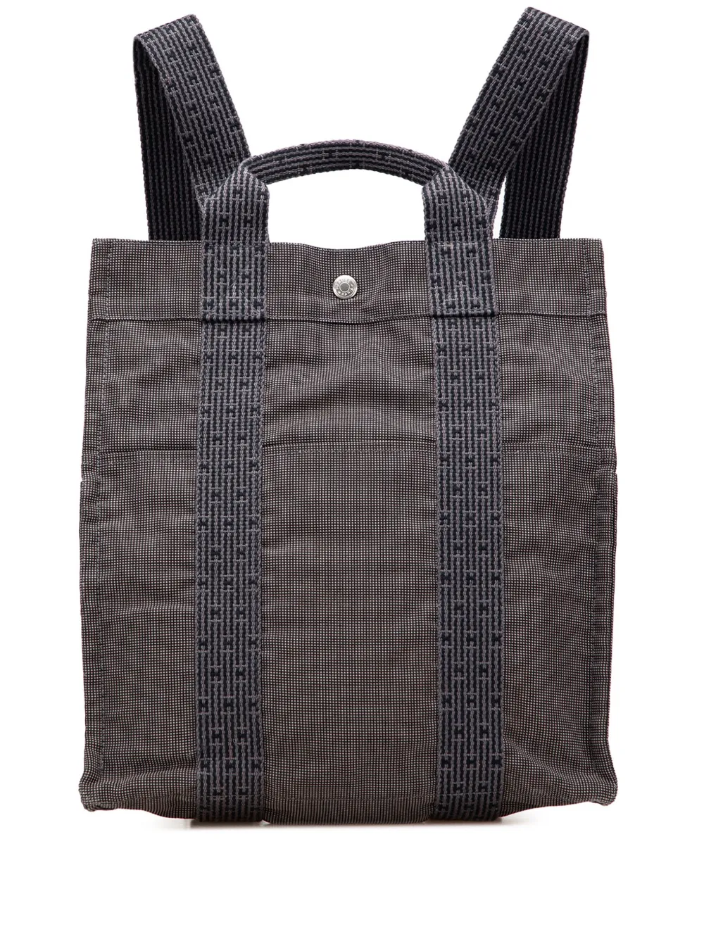 Hermès Pre-Owned 1990-2010 Canvas Herline MM backpack - グレー Hermès Pre-Owned 1990-2010 Canvas Herline MM backpack - グレー