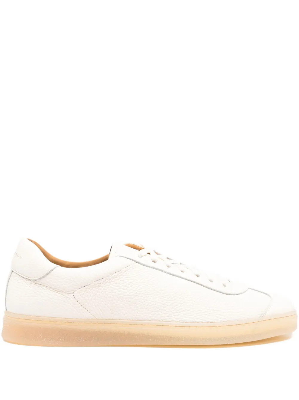 Henderson Baracco leather trainers Neutrals
