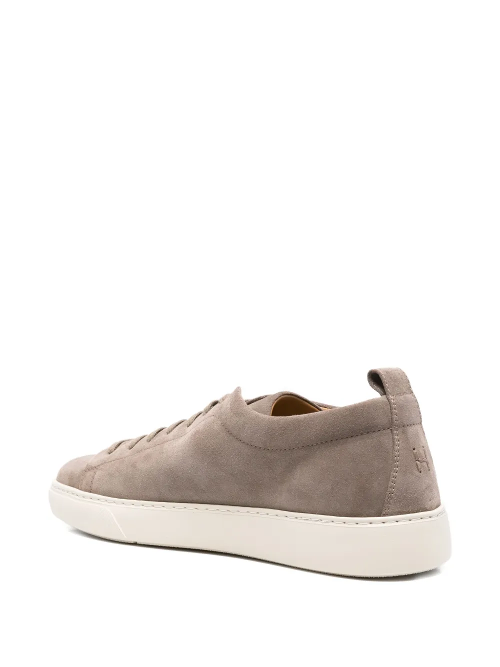 Henderson Baracco suede lace-up sneakers Grey