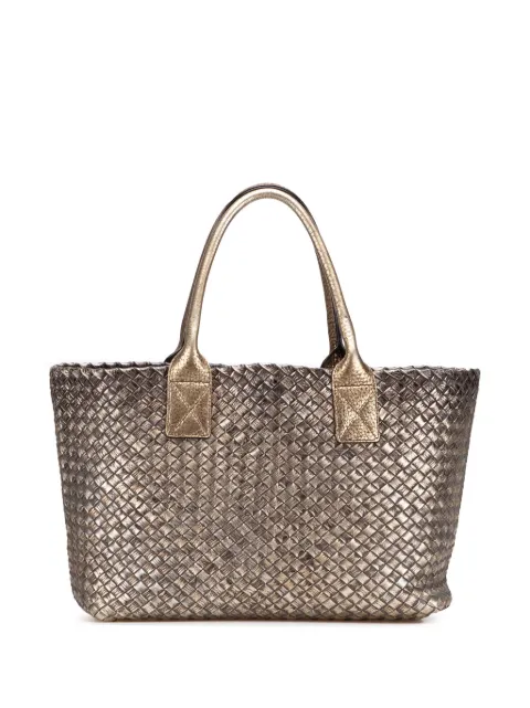 Bottega Veneta Pre-Owned tote Medium Lambskin Intreccio Cabat 2000-2007