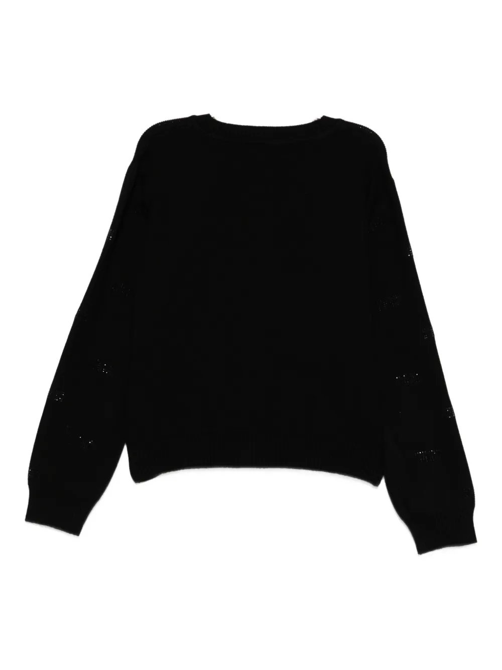 Elisabetta Franchi La Mia Bambina embellished button-down cardigan Zwart