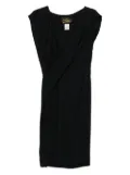 Vivienne Westwood Pre-Owned 2017-2018 wrap-design wool dress - Black