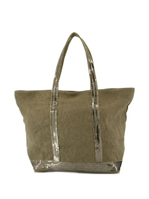 Vanessa Bruno Cabas M sequin-trimmed tote bag