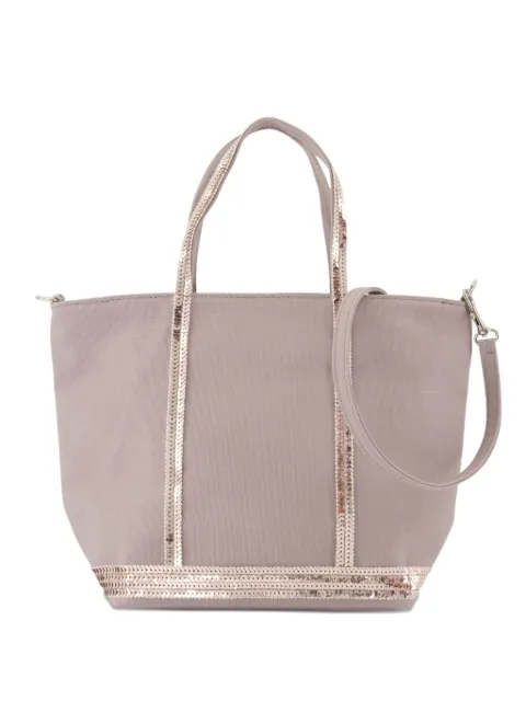 Vanessa Bruno small sequin-trimmed tote bag