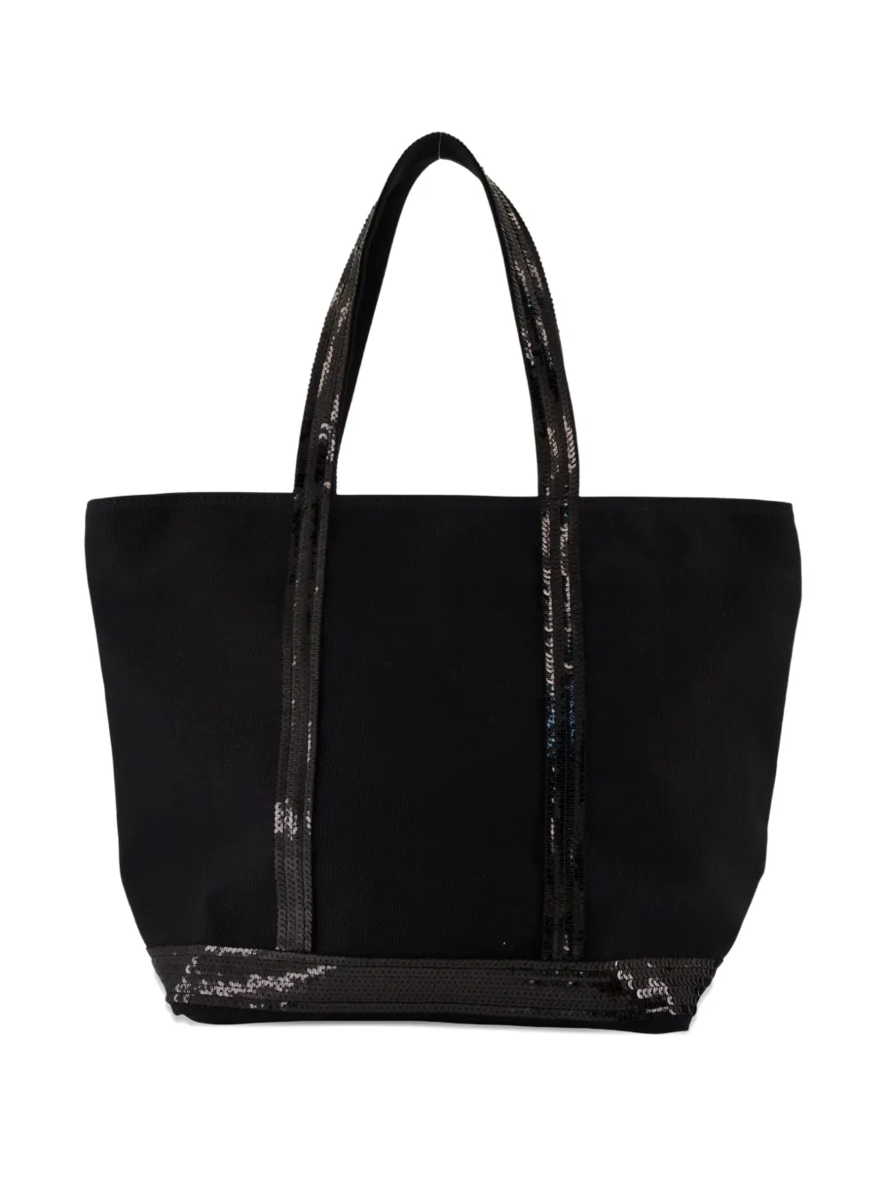 Vanessa Bruno Sequin-trimmed Tote Bag In Black