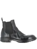 Officine Creative elasticated-panel leather boots - Black