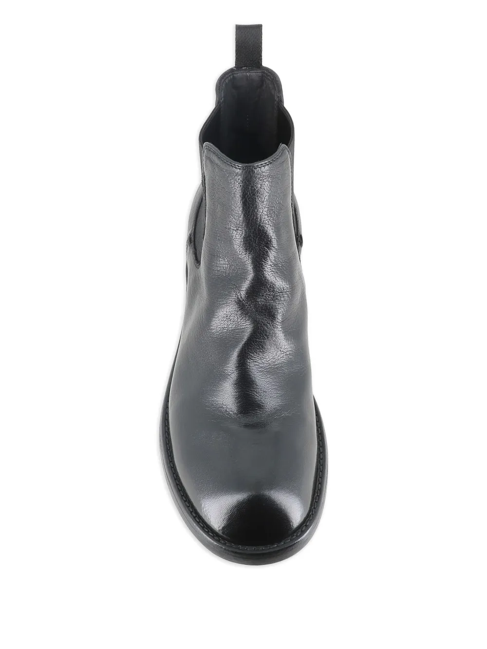 Officine Creative elasticated-panel leather boots Black