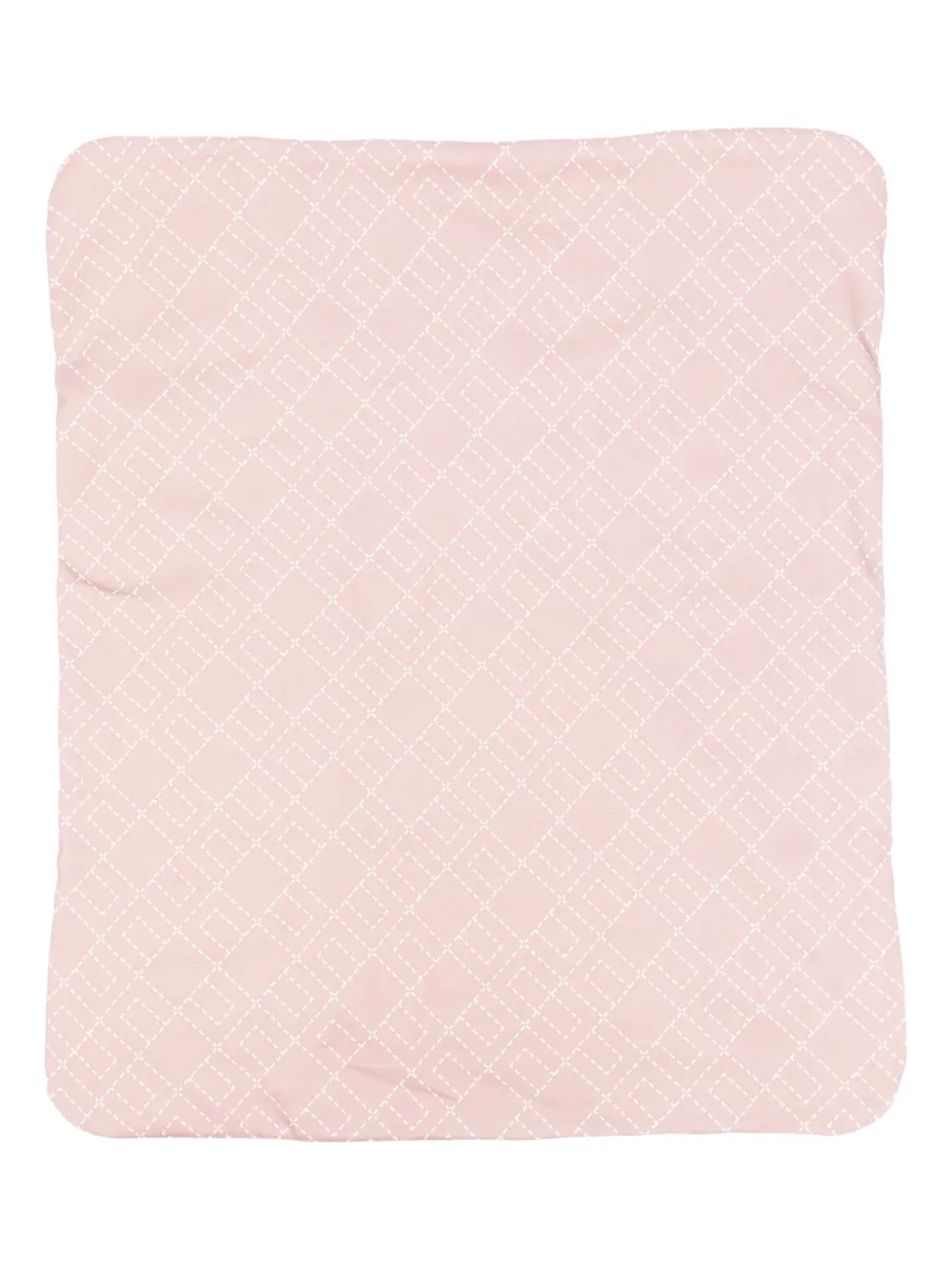 Elisabetta Franchi La Mia Bambina Deken met logopatroon Roze