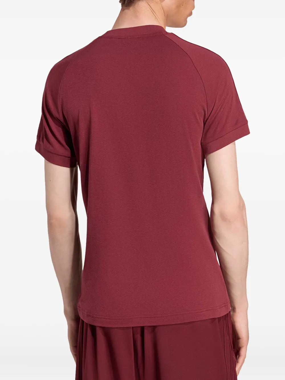 adidas T-shirt met raglan mouwen Rood