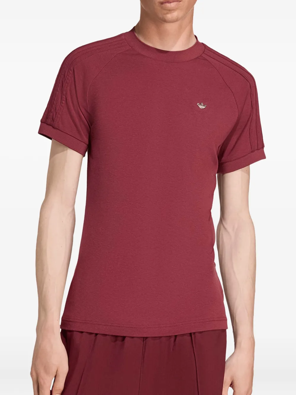 adidas T-shirt met raglan mouwen Rood