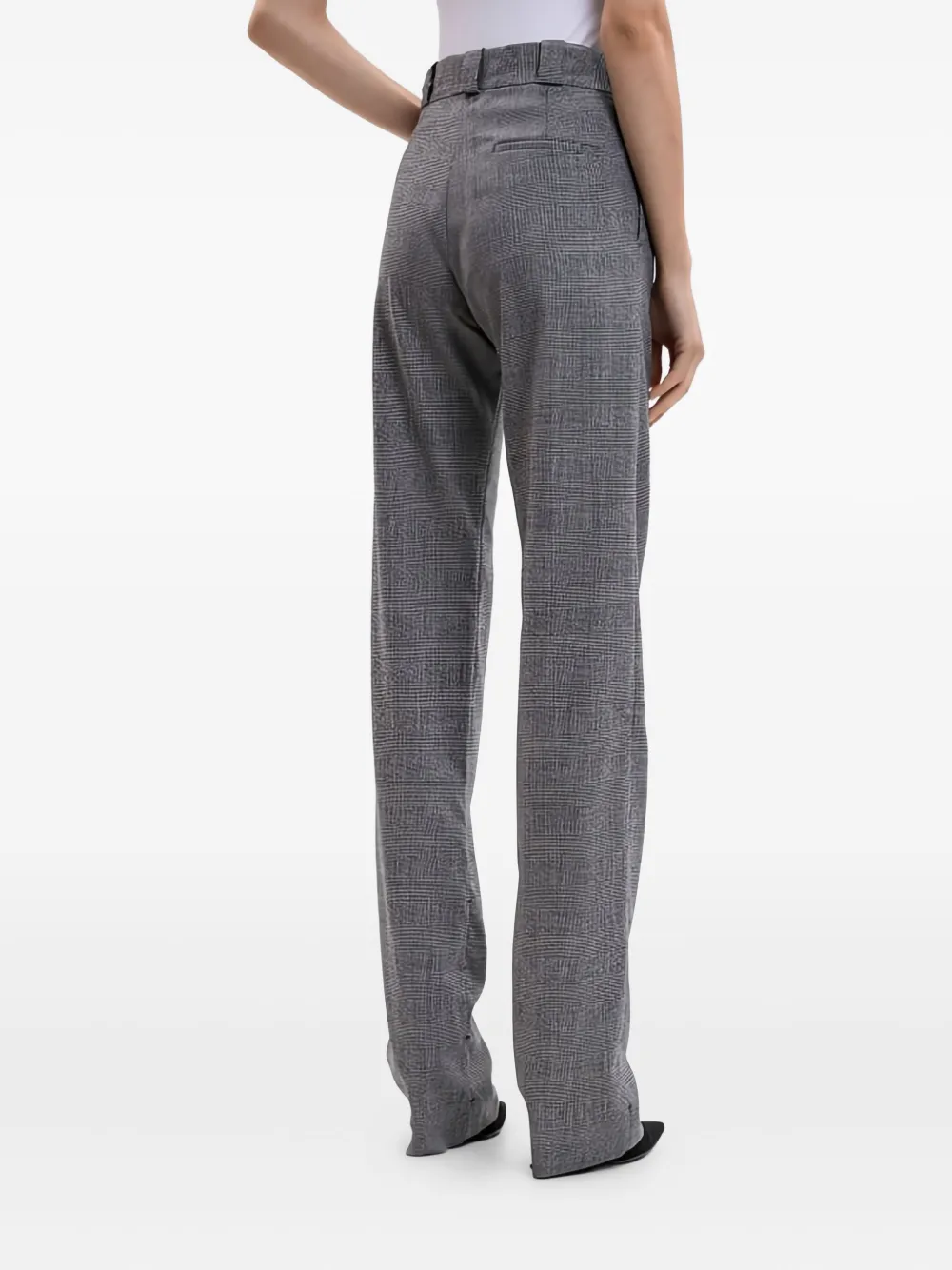 VETEMENTS Geruite broek Grijs