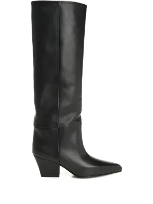 Via Roma 15 Vロゴ ロングブーツ | ブラック | FARFETCH JP