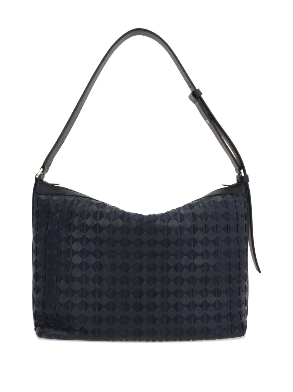 Serapian triangle-pattern leather shoulder bag | Image 2