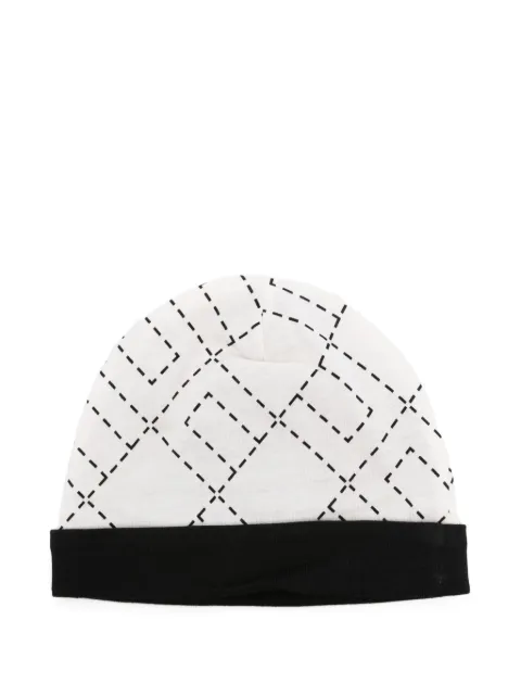 Elisabetta Franchi La Mia Bambina Gorro com padronagem de losangos