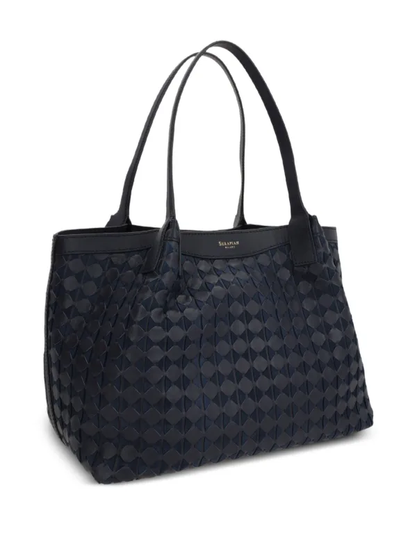 Serapian レザーハンドバッグ | ブラック | FARFETCH JP SERAPIAN