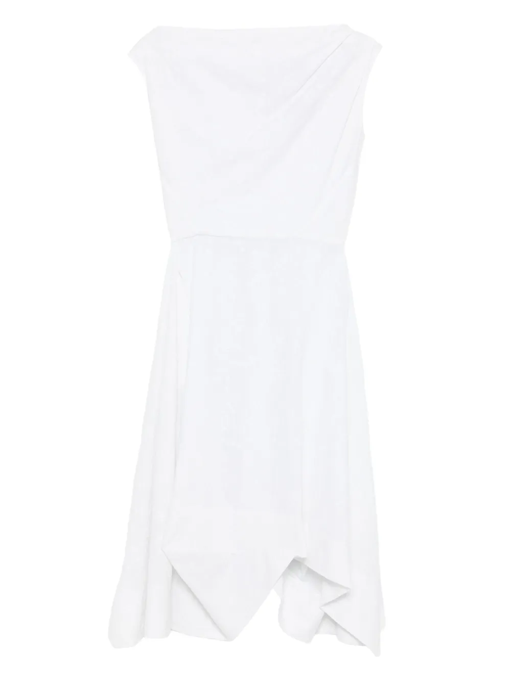 2014 sleeveless asymmetrical dress