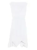 Vivienne Westwood Pre-Owned 2014 sleeveless asymmetrical dress - White