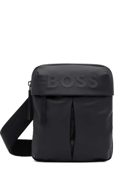 BOSS logo-embossed shoulder bag