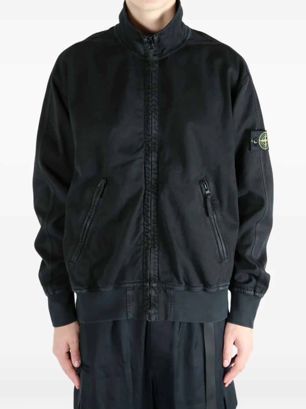 Stone Island zip-fastening high-neck sweatshirt | Sweatshirts | Image 2