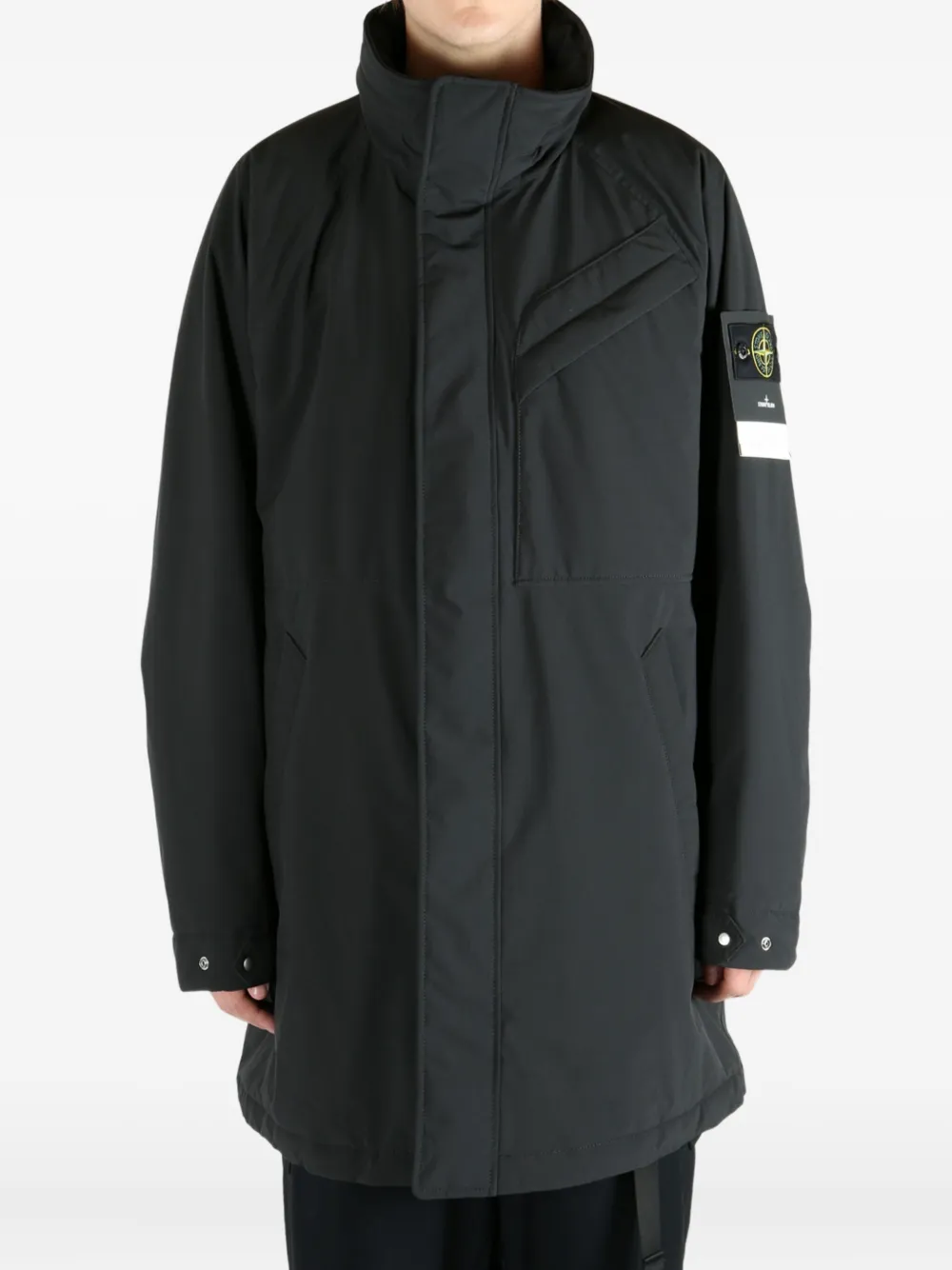 Stone Island high-neck patch-pocket coat | Down Coats | Image 2