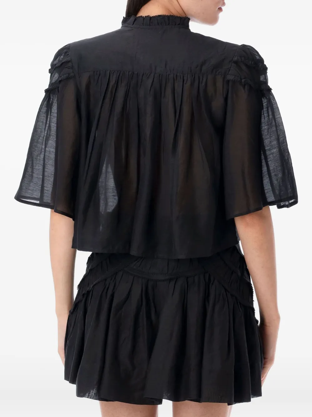 MARANT ÉTOILE Carmen ruffled-frill blouse | Blouses | Image 2
