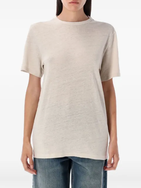 MARANT ÉTOILE linen crew-neck T-shirt