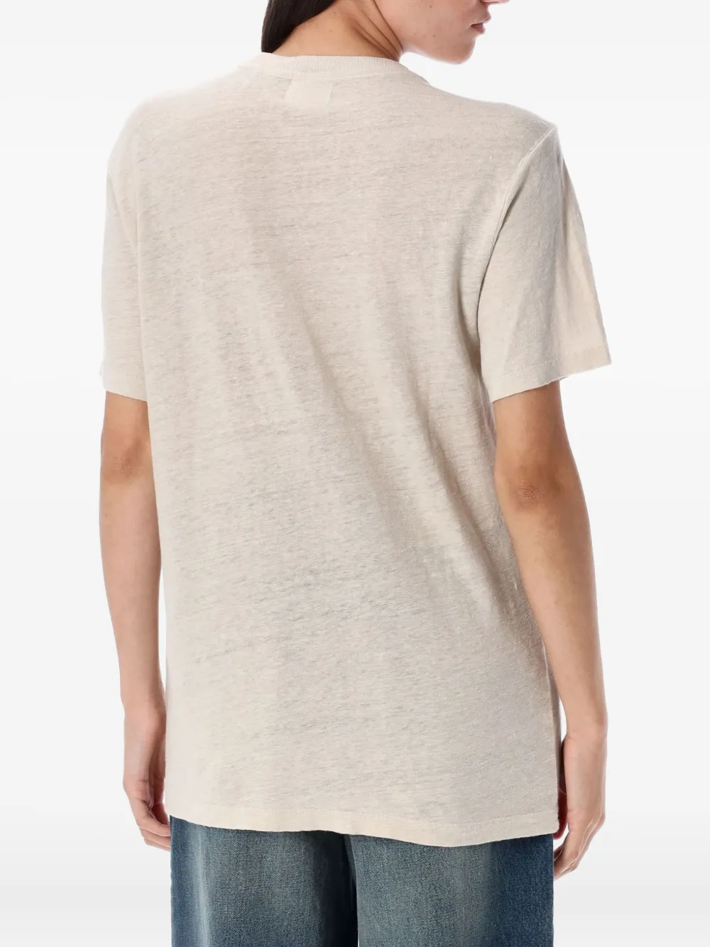 MARANT ÉTOILE linen crew-neck T-shirt | T-Shirts & Jersey Shirts | Image 2