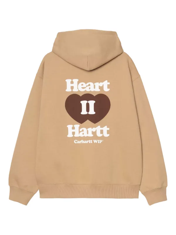 Carhartt WIP ハートロゴ ジップアップ パーカー | ニュートラル