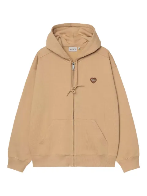 Carhartt WIP heart-logo zip-up hoodie