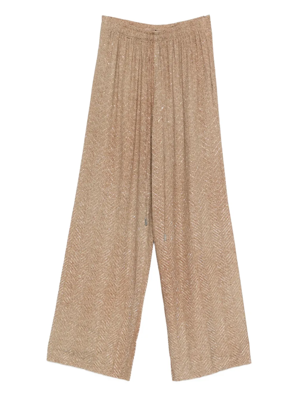 Ermanno Scervino high-waisted palazzo trousers | Neutrals | Image 1