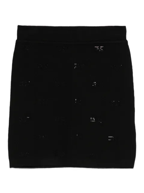 Elisabetta Franchi Kids crystal-embellished mini skirt