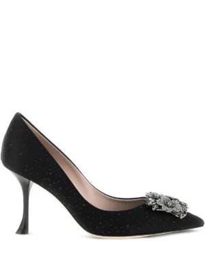 Roger Vivier◆Mini Strap レザーフラットシューズ 5mm 各2色 Roger Vivier for Women | Shop New Arrivals on FARFETCH