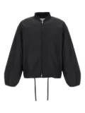 Jil Sander balloon-sleeve bomber jacket - Black