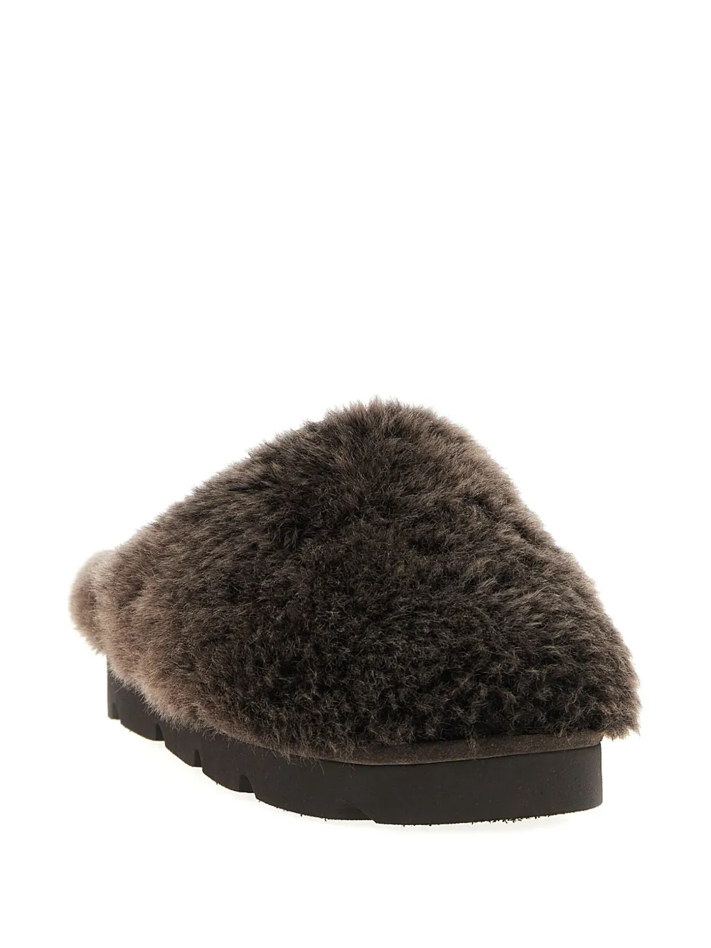 Brunello Cucinelli Monili sherling slipper Brown