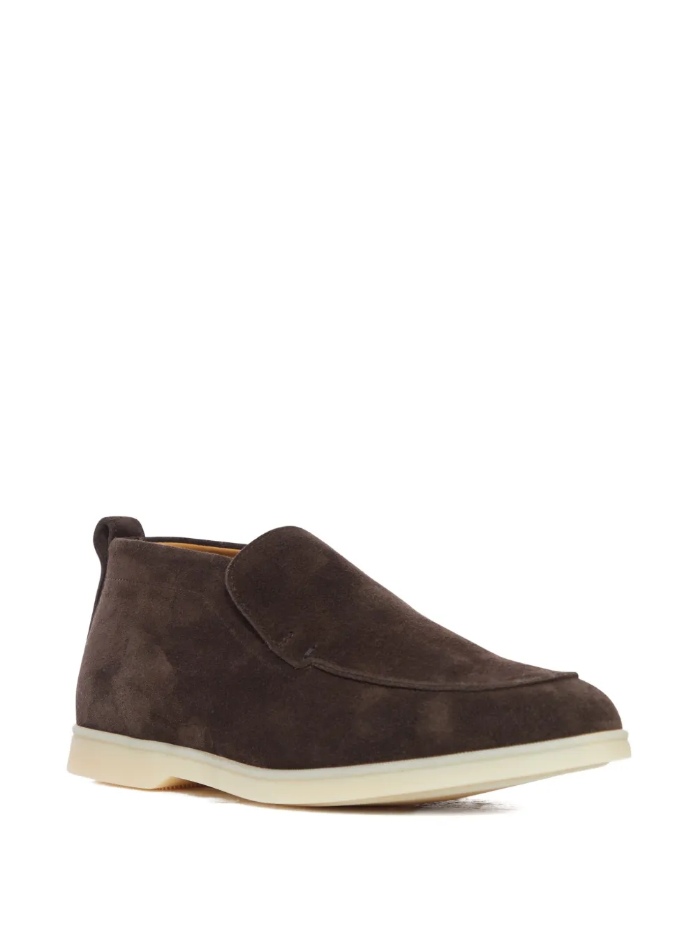 Henderson Baracco suede slip-on sneakers Brown