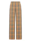 Burberry check elasticated-waist trousers - Neutrals