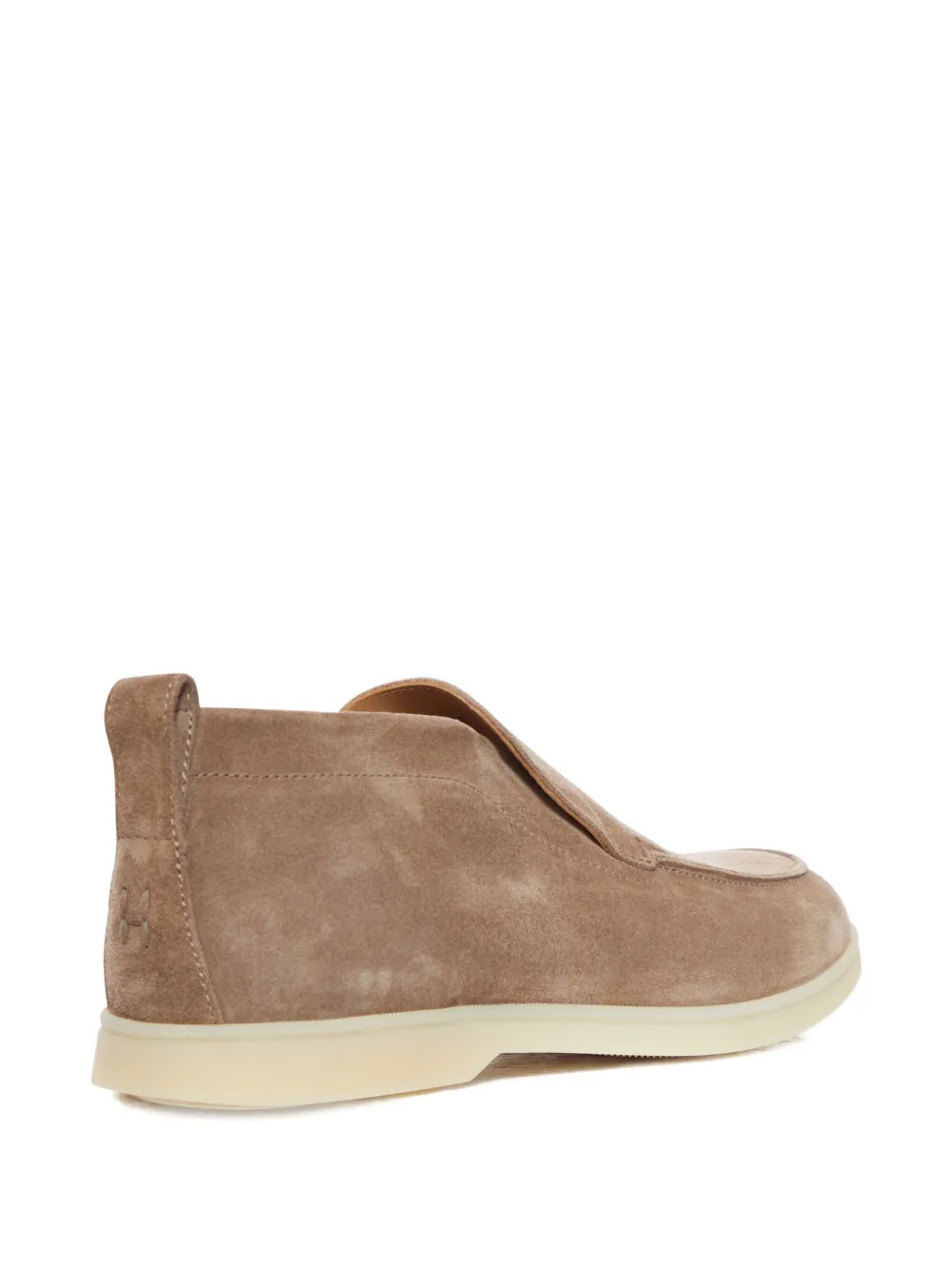 Henderson Baracco suede slip-on sneakers Neutrals