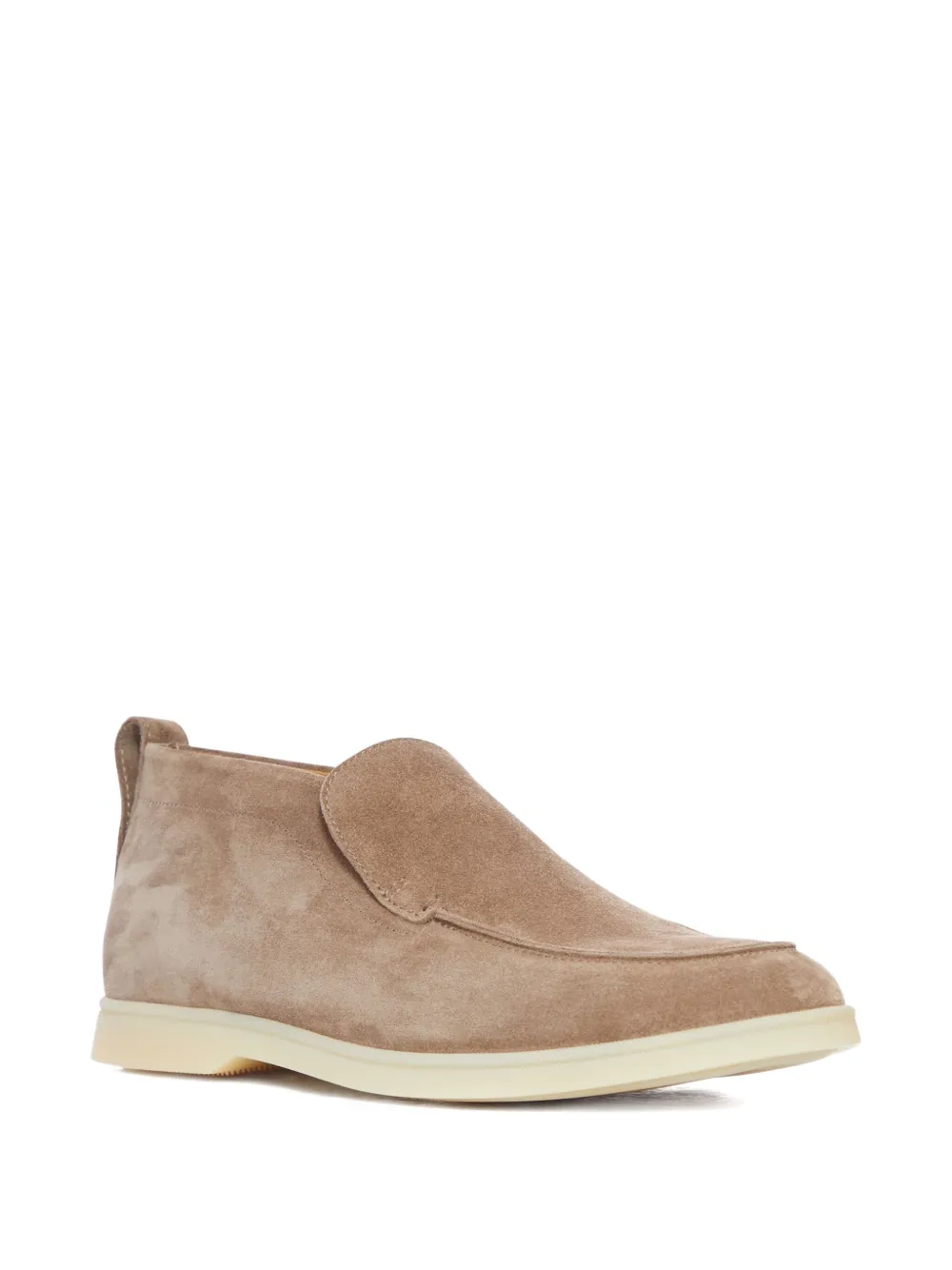 Henderson Baracco suede slip-on sneakers Neutrals