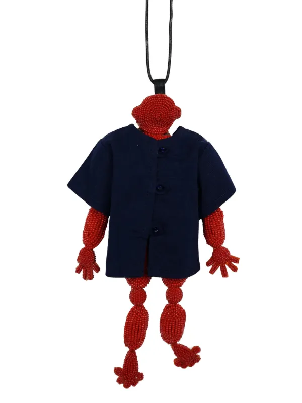 walter van beirendonck w&lt ワッペンネックアクセ Walter Van Beirendonck T Jewel ネックレス | レッド | FARFETCH JP