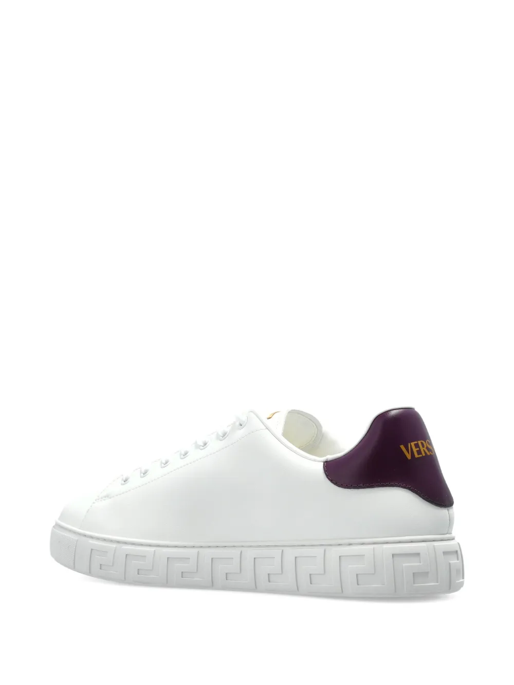 Versace logo-embroidered sneakers White