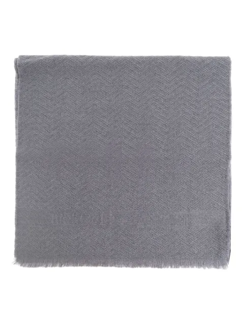 Emporio Armani mascada con motivo pied de poule