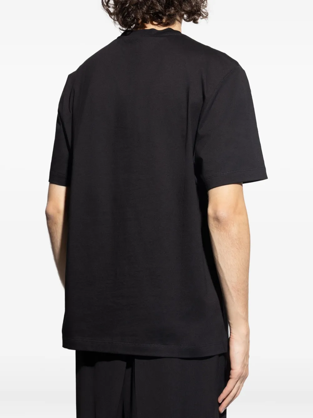 Versace Medusa Head T-shirt met print Zwart