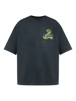 夏の定番 AMIRI Tシャツ ライオン ロゴ コットン 黒 メンズ 314xuEGfhiL.jpg