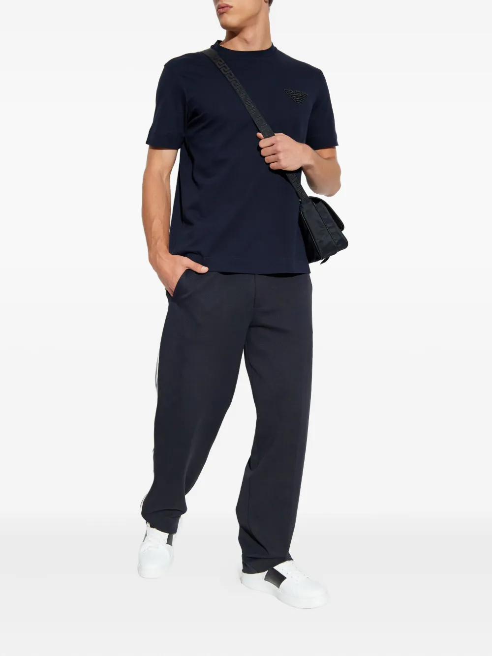 Emporio Armani logo-embellished cotton T-shirt | T-Shirts | Image 2