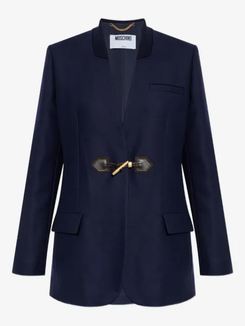 Moschino elbow-patch blazer